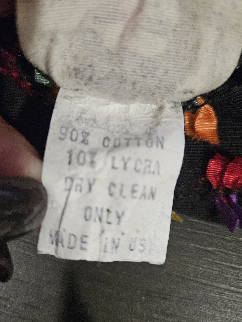 VTG Betsey Johnson Punk Label Rainbow Ribbon Bow Bodycon Mini Dress Cotton Lycra - Picture 6 of 12